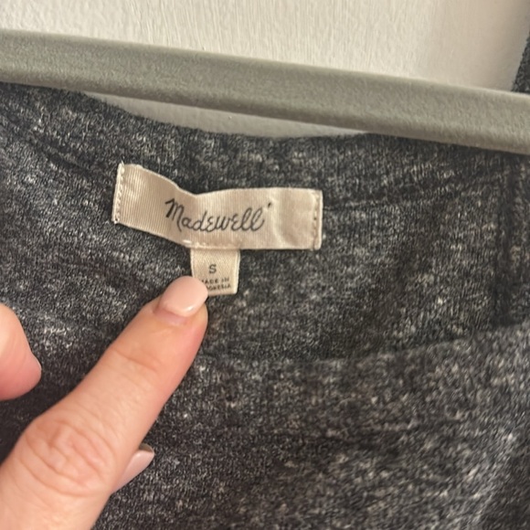 Madewell heathered gray Oceanside tank dress small - Picture 4 of 6